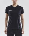 Craft Sport-Shirt (Trikot) Squad Solid - lockere Schnitt, schnelltrocknend - schwarz Damen